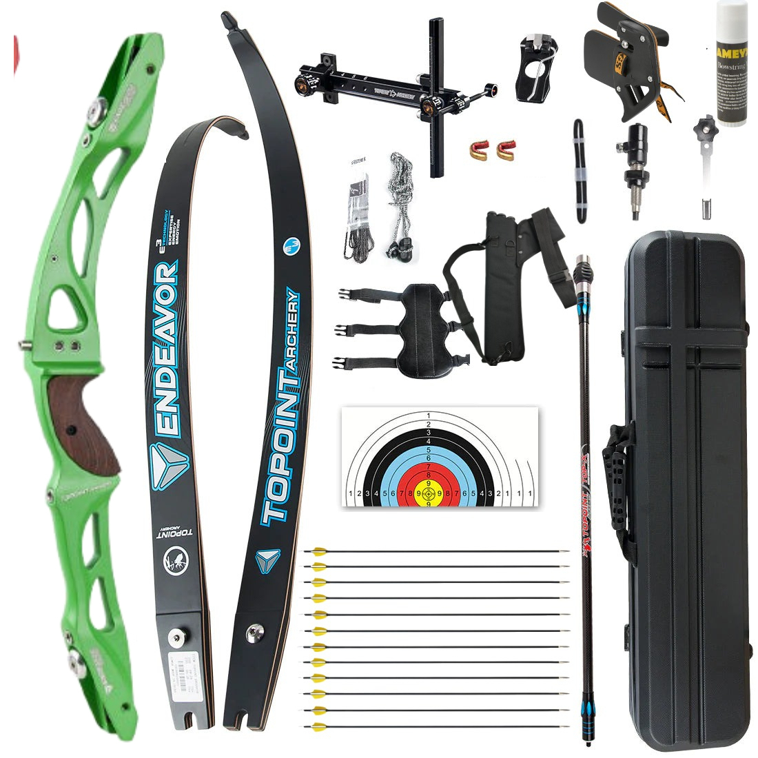 Juego de arco recurvo topoint Endeavour R10 ILF